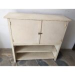 Mueble Auxiliar De Madera, Rustico, 2 Puertas, Con Estantes