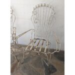 Sillón De Patio De Hierro Con Posabrazos - Silla De Jardín - Imagen 2