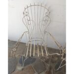 Sillón De Patio De Hierro Con Posabrazos - Silla De Jardín - Imagen 5
