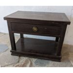 Mesa De Luz De madera, 1 Cajón