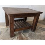 Mesa Auxiliar De Sala, Ratona, Con Estante - Imagen 2