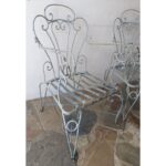 Sillón De Patio De Hierro Con Posabrazos - Silla De Jardín - Imagen 5