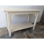 Mesa Auxiliar De Madera, Rustica, 2 Niveles - Imagen 3