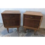 Mesa De Luz Americana, 1 Puerta 1 Cajón