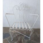 Sillón De Patio De Hierro Con Posabrazos - Silla De Jardín - Imagen 2