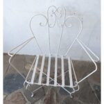 Sillón De Patio De Hierro Con Posabrazos - Silla De Jardín - Imagen 4