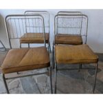 Silla Americana Niquelada, Asiento Tapizado - Imagen 2