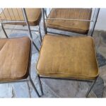 Silla Americana Niquelada, Asiento Tapizado - Imagen 5