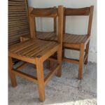 Silla De Madera, Asiento Tablitas - Imagen 3