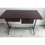 Mesa Antigua, Tipo Escritorio, 2 Cajones, Tapa De Cármica