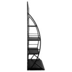 Exhibidor Comercial Metálico 4 Niveles, 70x45x170cm - Negro - Imagen 3