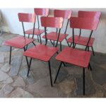 Silla De Hierro, Asiento Y Respaldo En Cármica - Imagen 2