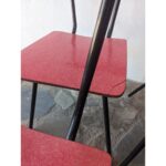 Silla De Hierro, Asiento Y Respaldo En Cármica - Imagen 5
