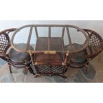 Juego De Jardín De Mimbre, Con 2 Sillas - Imagen 2