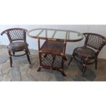 Juego De Jardín De Mimbre, Con 2 Sillas - Imagen 4