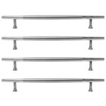 Tirador Metálico Para Muebles - Largo 21,3cm - 4 Unidades