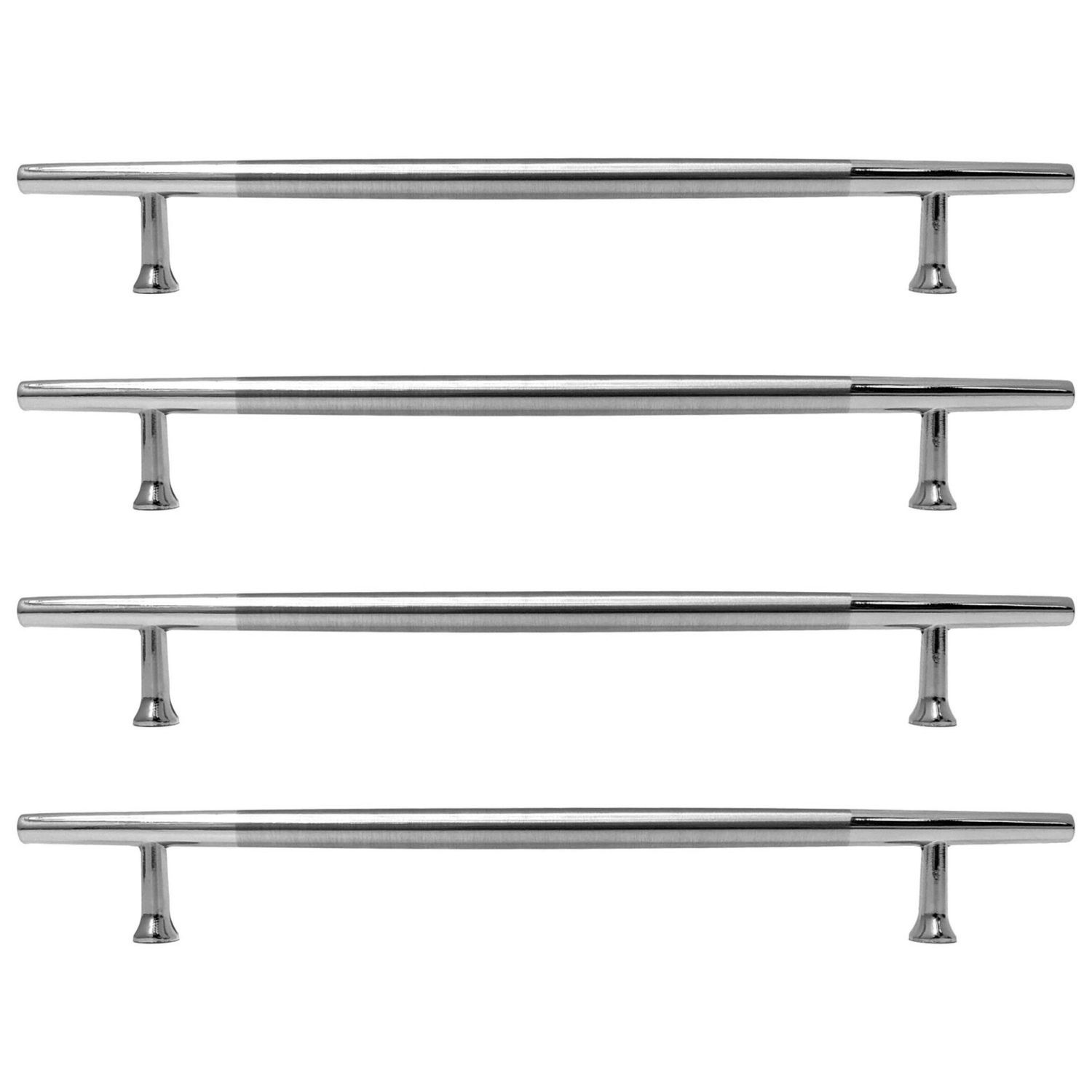 21.3cm x 4 Tirador Metálico Para Muebles - Largo 21,3cm - 4 Unidades - Imagen 1