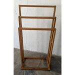 Perchero De Pie De Madera, Triple - Imagen 3