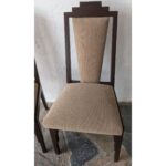 Silla De Madera Moderna, Asiento Y Respaldo Tapizado - Imagen 4