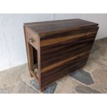 Mesa De Madera Moderna, Con Alas, 2 Cajones - Imagen 4