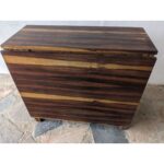 Mesa De Madera Moderna, Con Alas, 2 Cajones - Imagen 5