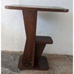 Mesa Auxiliar Antigua, Tipo Art Deco, 2 Niveles