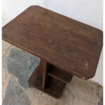 Mesa Auxiliar Antigua, Tipo Art Deco, 2 Niveles - Imagen 5