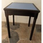 Mesa De Madera, Tipo Bar, Tapa De Cármica - Imagen 4