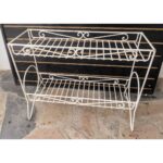 Porta Macetas Jardinera De Hierro, 2 Niveles