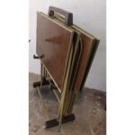 Set 6 Mesas Auxiliares Antiguas, Tipo Americanas, Plegables - Imagen 4