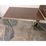 Set 6 Mesas Auxiliares Antiguas, Tipo Americanas, Plegables - Imagen 5