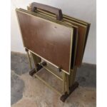 Set 6 Mesas Auxiliares Antiguas, Tipo Americanas, Plegables - Imagen 6