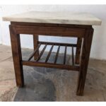 Mesa Auxiliar De Sala, Tapa De Mármol - Imagen 4