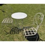 Juego De Jardín De Hierro, Mesa + 2 Sillas - Imagen 2