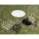 Juego De Jardín De Hierro, Mesa + 2 Sillas - Imagen 3