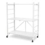 Estantería Metálica Plegable, Liviana Y Resistente - 3 Niveles - Imagen 2