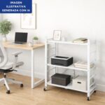 Estantería Metálica Plegable, Liviana Y Resistente - 3 Niveles - Imagen 8