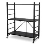 Estantería Metálica Plegable, Liviana Y Resistente - 3 Niveles