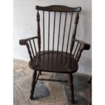 Sillón De Madera, Estilo Windsor, Con Posabrazos - Imagen 3