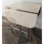 Mesa Tipo Americana, Hierro, Tapa De Cármica, Con Alas - Imagen 3