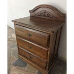 Mueble Cajonero De Madera, Rustico, 3 Cajones