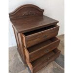 Mueble Cajonero De Madera, Rustico, 3 Cajones - Imagen 4