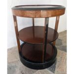 Mesa Auxiliar De Sala, Circular, Tipo Art Deco - Imagen 2
