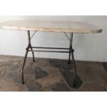 Mesa De Hierro, Tipo Americana, Tapa De Cármica - Imagen 2