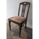 Silla De Roble, Asiento Tapizado