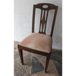 Silla De Roble, Asiento Tapizado - Imagen 2