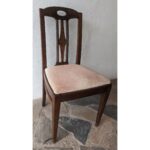 Silla De Roble, Asiento Tapizado - Imagen 3