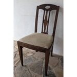 Silla De Roble, Asiento Tapizado