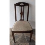 Silla De Roble, Asiento Tapizado - Imagen 3