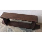 Estante Repisa De Colgar, De Madera, Tipo Provenzal, 2 Niveles - Imagen 3